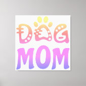 Dog mama canvas afdruk (Voorkant)