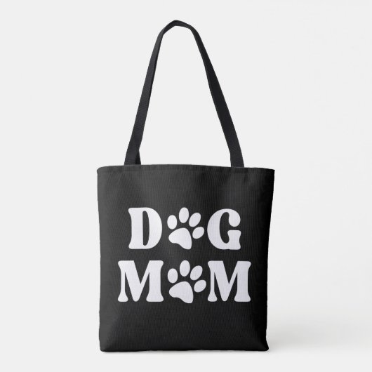 Dog mama canvas tas (Achterkant)