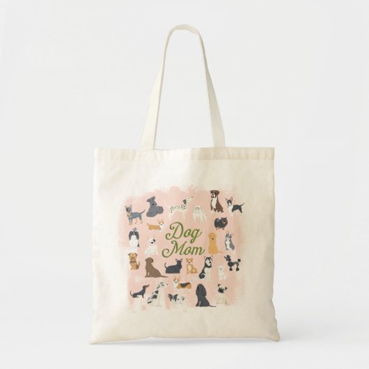 Dog mama Canvas tas (Voorkant)
