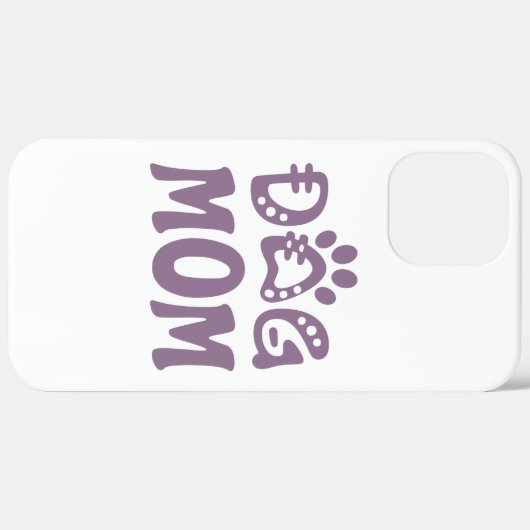 Dog mama Case-Mate iPhone case (Achterkant (horizontaal))