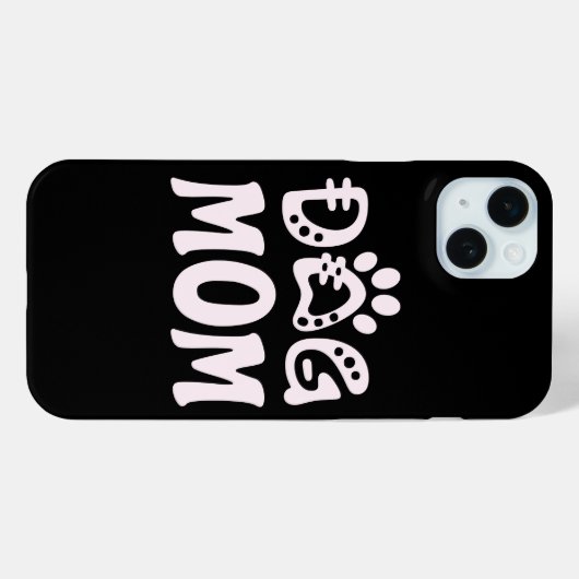 Dog mama Case-Mate iPhone case (Achterkant (horizontaal))