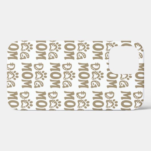 Dog mama Case-Mate iPhone case (Achterkant (horizontaal))