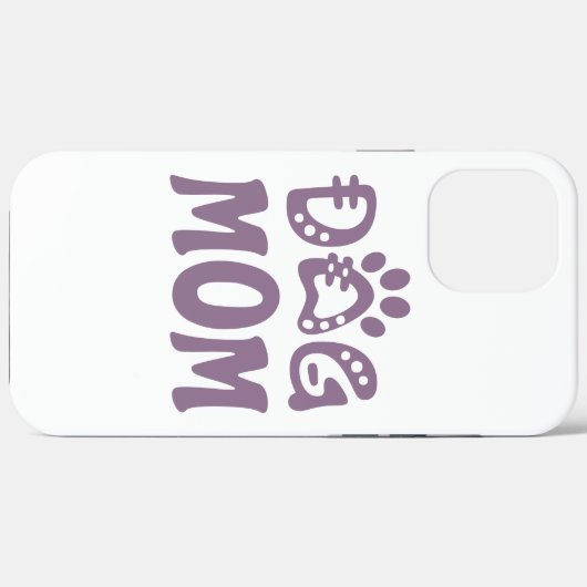 Dog mama Case-Mate iPhone case (Achterkant (horizontaal))