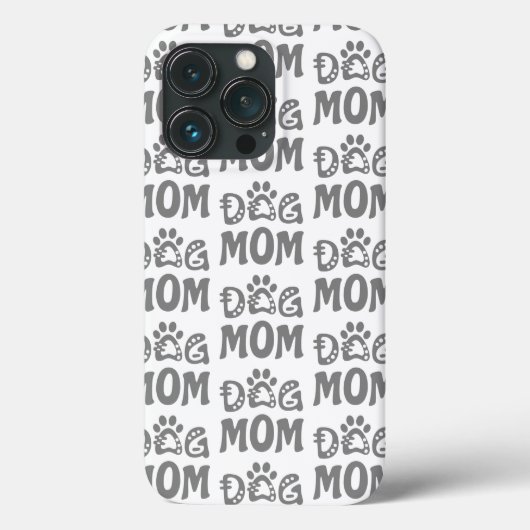 Dog mama Case-Mate iPhone case (Achterkant)
