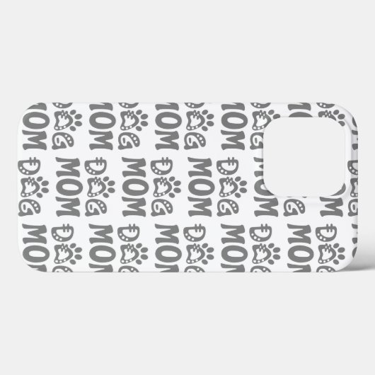 Dog mama Case-Mate iPhone case (Achterkant (horizontaal))