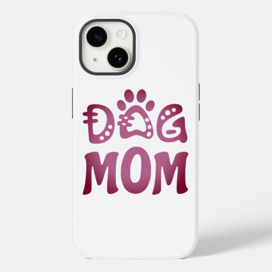 Dog mama Case-Mate iPhone case (Achterkant)
