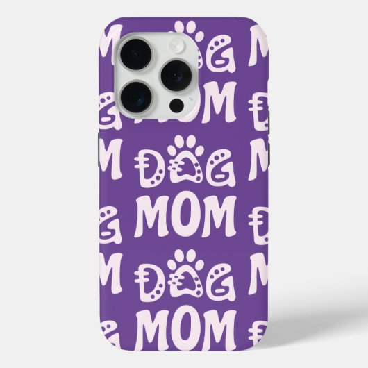 Dog mama Case-Mate iPhone case (Achterkant)