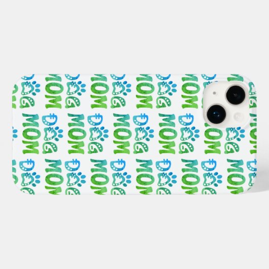 Dog mama Case-Mate iPhone case (Achterkant (horizontaal))