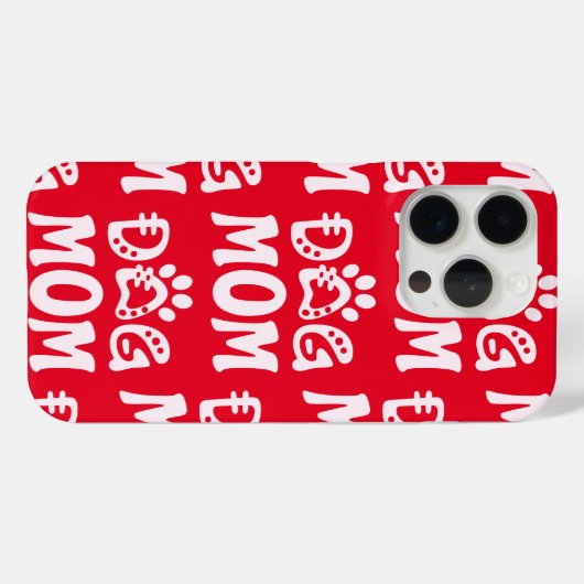 Dog mama Case-Mate iPhone case (Achterkant (horizontaal))