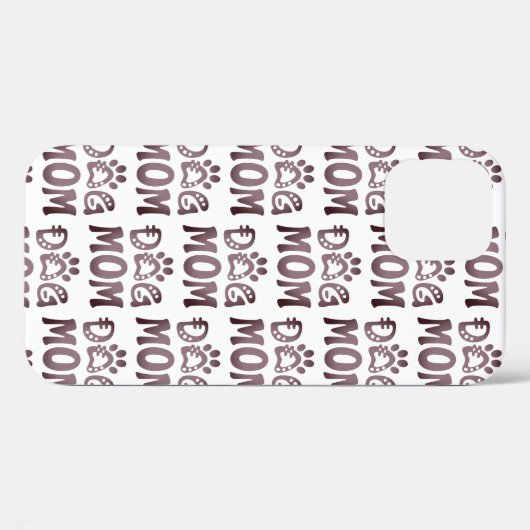 Dog mama Case-Mate iPhone case (Achterkant (horizontaal))