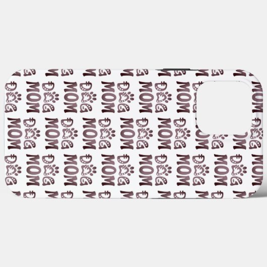 Dog mama Case-Mate iPhone case (Achterkant (horizontaal))