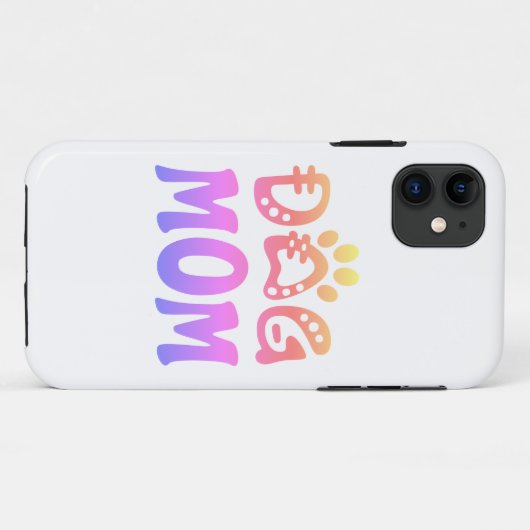 Dog mama Case-Mate iPhone case (Achterkant (horizontaal))