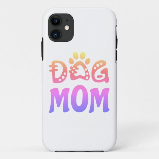 Dog mama Case-Mate iPhone case (Achterkant)