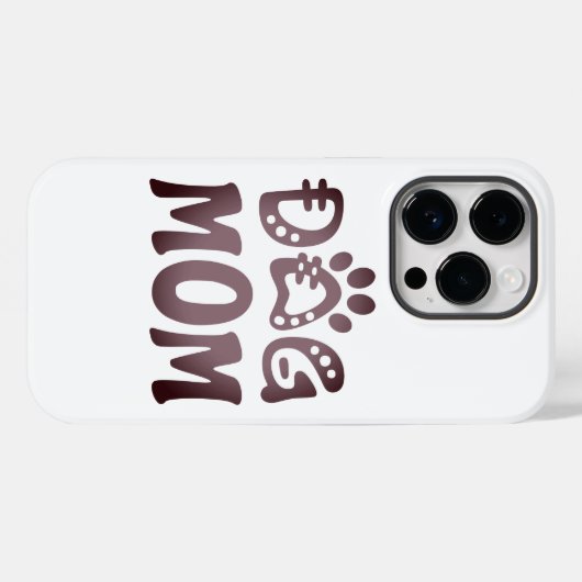 Dog mama Case-Mate iPhone case (Achterkant (horizontaal))