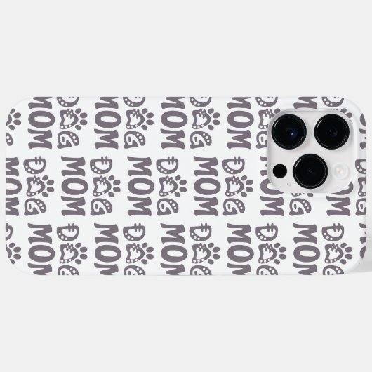 Dog mama Case-Mate iPhone case (Achterkant (horizontaal))