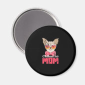 Dog Mama Chihuahua Magneet (Voorkant / Achterkant)