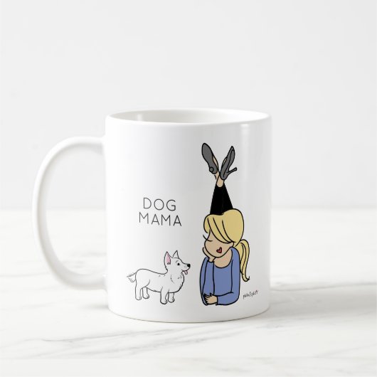 Dog Mama Coffee Mok (Links)