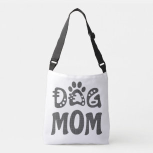 Dog mama crossbody tas
