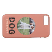 Dog Mama Custom Pet Photo Hoesje-Mate iPhone Case (Achterkant (Horizontaal))