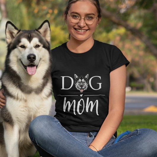 Dog Mama Cute Alaskan Malamute T-shirt