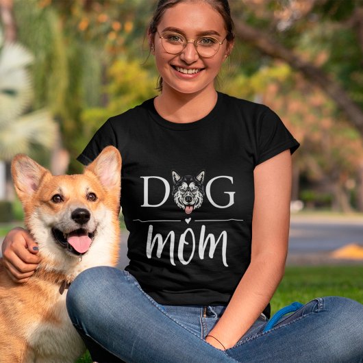 Dog Mama Cute Alaskan Malamute T-shirt