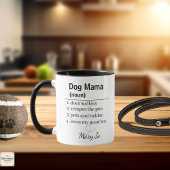 Dog Mama Definition Personalized Mug Mok