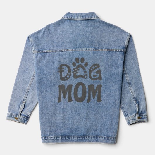 Dog mama denim jacket (Achterkant)