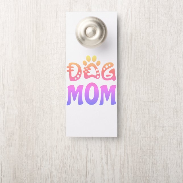 Dog mama deurhanger (Op knop)