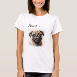 Dog mama | Eenvoudige eigenaar van het script dat  T-shirt