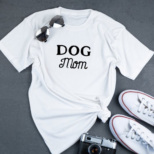 Dog mama | Eenvoudige eigenaar van het script dat  T-shirt