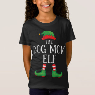 Dog mama Elf Matching Group Xmas Funny Family Chri T-shirt