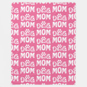 Dog mama fleece deken (Voorkant)