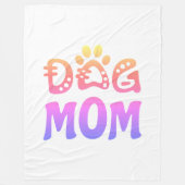 Dog mama fleece deken (Voorkant)