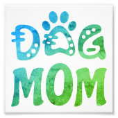 Dog mama foto afdruk (Voorkant)