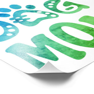 Dog mama foto afdruk