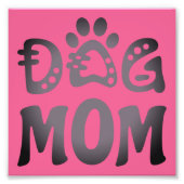 Dog mama foto afdruk (Voorkant)