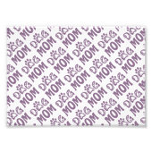 Dog mama foto afdruk (Voorkant)