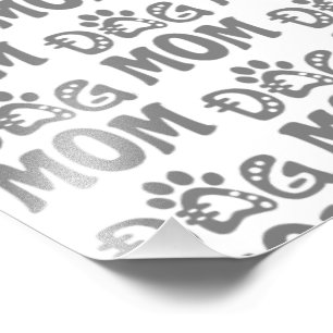 Dog mama foto afdruk