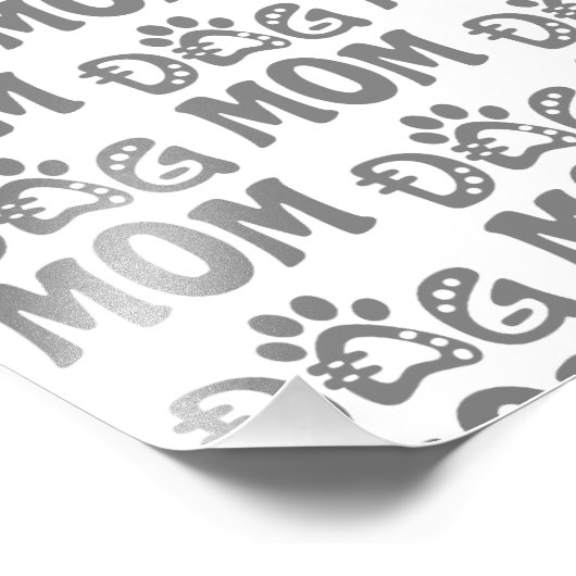 Dog mama foto afdruk (Hoek)