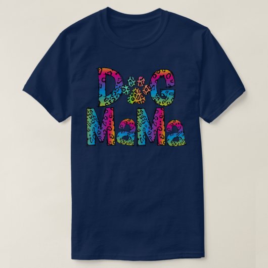 Dog Mama Funny Dog mama T-shirt (Design voorkant)