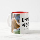 Dog mama Gifts Tweekleurige Koffiemok (Voorkant links)