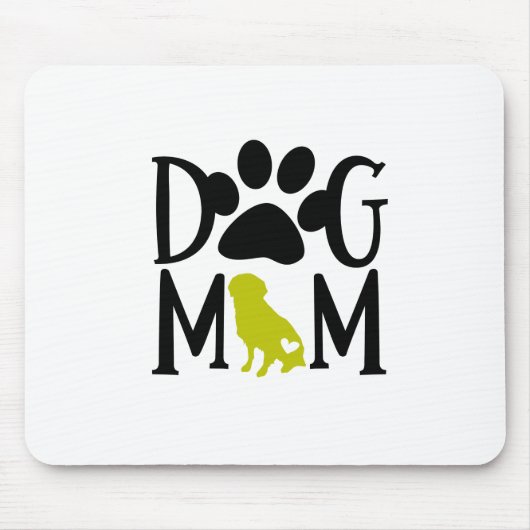 Dog Mama Golden Retriever Muismat (Voorkant)