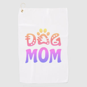 Dog mama golfhanddoek