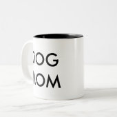 Dog mama | grappige humor grap mok (Voorkant links)