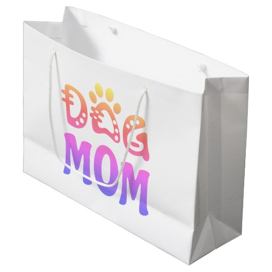 Dog mama groot cadeauzakje (Voorkant Gekanteld)