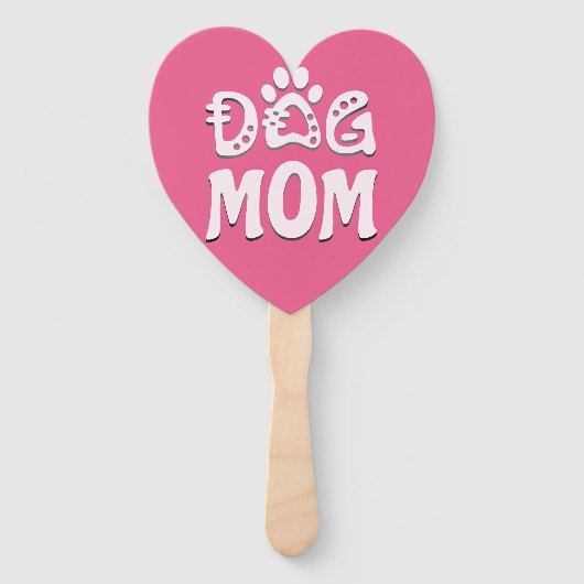 Dog mama handwaaier (Achterkant)