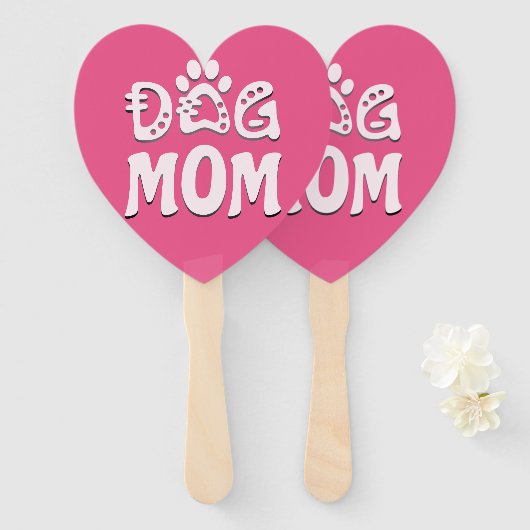 Dog mama handwaaier (Voorkant en achterkant)