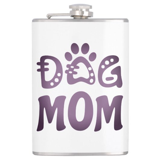 Dog mama heupfles (Voorkant)