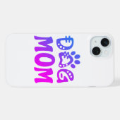 Dog mama iPhone hoesje (Achterkant horizontaal)