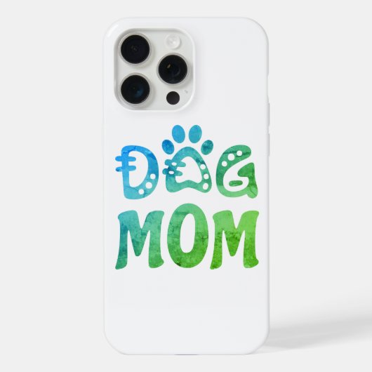 Dog mama iPhone hoesje (Achterkant)